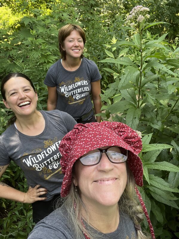 The Jessecology team does habitat restoration landscaping work.