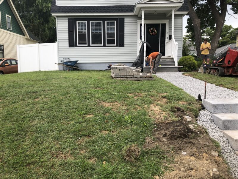 The beginnings are bleak for these organic gardens.